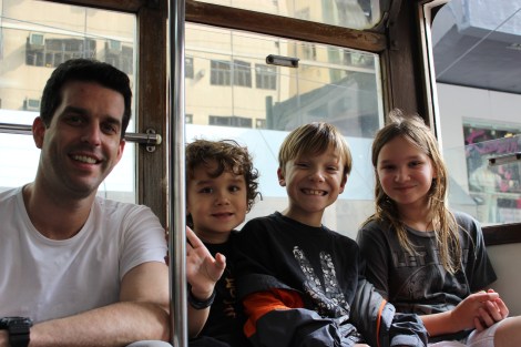 A Double-Decker Tram Ride with Clinton!