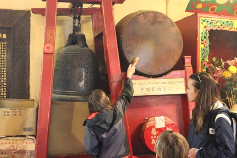 Emerson honoring Buddha.